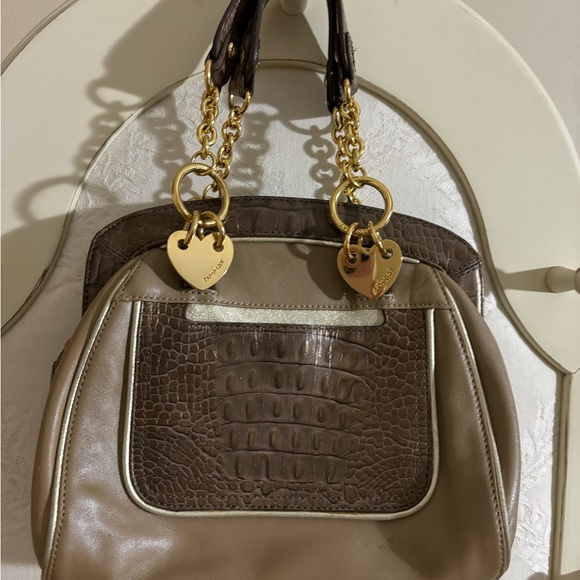 Lovcat Beige Brown Y2K Vintage Gold Detail bag - Picture 5 of 5